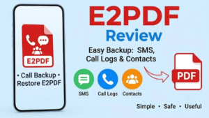E2PDF Review: An Easy Way to Save SMS, Call Logs and Contacts as PDF